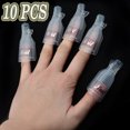 thumbnail image 1 of Neon Gel Remover 10PC Cap Clip Gel Polish Remover Wrap Tool, 1 of 3