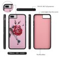 thumbnail image 6 of Feishell for iPhone 7/8/SE 2020/SE 2022 Crossbody Wallet Detachable Case,for Women Girls,Flower Pattern PU Leather RFID Blocking Multi Card Slots Zipper Phone Case with Shoulder & Hand Strap,Pink, 6 of 12