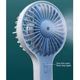 thumbnail image 4 of LINLIN Mini Handheld Fan, Handheld Humidifying Spray Fan Usb Rechargeable Portable Pocket Fan Desk Fan for Home Office Bedroom Outdoor Travel, 4 of 8