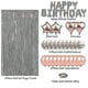 thumbnail image 5 of Decoración de fiesta de cumpleaños, cortina de flecos con pancarta de feliz cumpleaños, 5 of 5