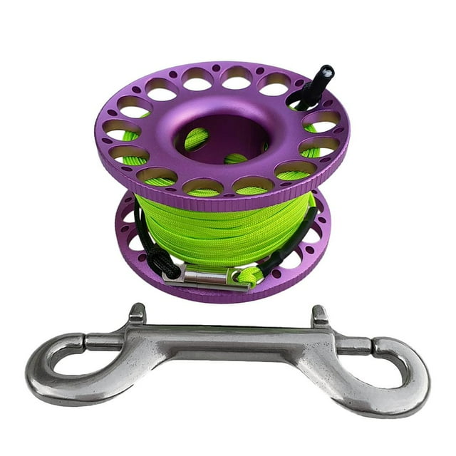 jinwen Lightweight Dive Wreck Cave Reel Scuba Diving Finger Spool with 30m/100ft Line,