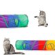 thumbnail image 5 of Túnel para gatos para gatos de interior, juguetes interactivos, túnel de tubo para gatos de 2 vías, juguetes para jugar con gatitos, juguetes para gatos, 5 of 5