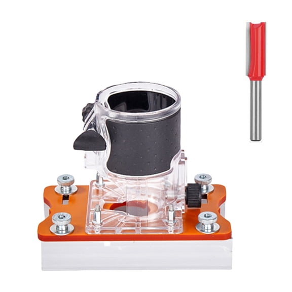 Wood Trimmers Router Tool 2 in 1 Slotted Base and Fastening Bracket for 65mm