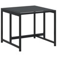 thumbnail image 3 of vidaXL 9 Piece Garden Dining Set Black Textilene, 3 of 5