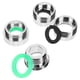 thumbnail image 1 of BRIGHTFUFU Kit de 4 adaptadores de grifo para fregadero, accesorio aireador para filtro de agua., 1 of 7