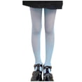 thumbnail image 2 of QSXADF Girls Tights Cable Knit Leggings Toddler Stockings Girls Legging Style Stretchy Fabric Full Length Pants All Season Solid Color Everyday Wear Children's Trousers, 2 of 3