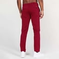 thumbnail image 7 of JTieacloth Men's Casual Solid Color Elastic Casual Business Pants Fashion Pants Men's Pants Cargo Pants for Men Red, 7 of 7