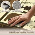 thumbnail image 6 of ODIKA 2'x3' Washable Throw Rug Panel Cabin Vintage Badge Forest Border Wildlife Print Fishing Flowing Dynamic for Hallway, Study Room, Non-Slip Low Profile, Flatwoven, 6 of 7