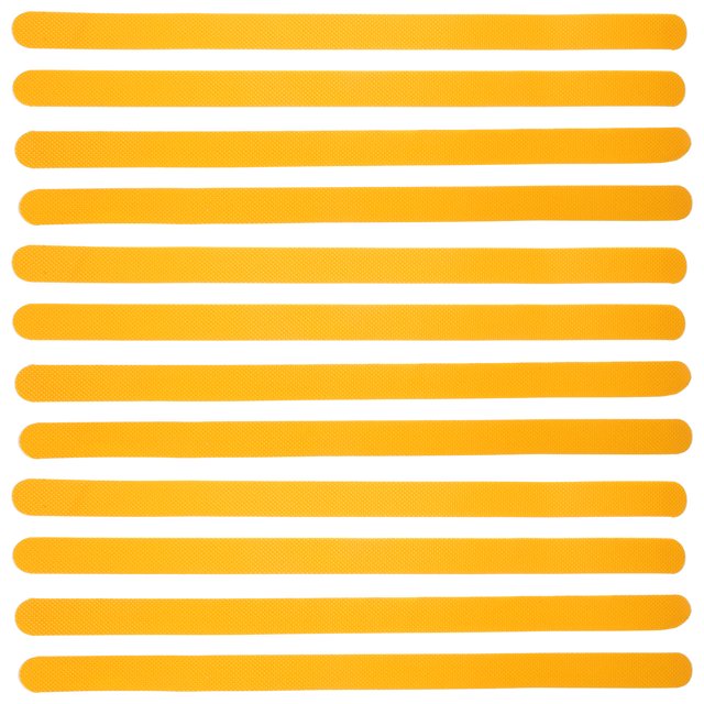 OULII 12Ud Pegatinas Antideslizantes Para Bañera Y Ducha Color Amarillo Con Material
