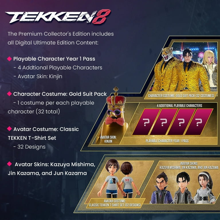 TEKKEN 8 Premium Collector’s PS5 Edition, Ultimate PS5 Fighting Experience, Exclusive Collectibles, In-Game Bonuses