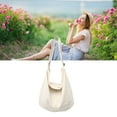 thumbnail image 1 of Bolsa de lona, bolsa de lona para mujer, bolsa de lona multiusos para acampar, bolso de mensajero de lona, valor inmejorable, 1 of 9