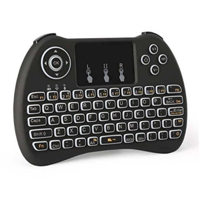 Backlight ZenzeComm 2.4G Mini Wireless Keyboard with Touchpad Backlit