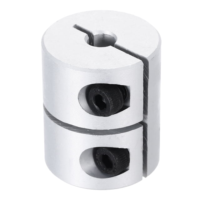 Uxcell Raccord d'Arbre 8 à 11mm(ID) 30mm(L) Connecteur d'Arbre en Alliage d'Aluminium Joint Rigide Accessoires de Moteur