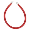 thumbnail image 1 of Cables de batería de inversor de 2 AWG de 3/8" Lug, cobre estañado, 1 pieza, rojo, 1.5 pies, 1 of 7