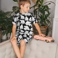 thumbnail image 4 of Balery Cute Cartoon Polar Bear Conjunto de Pijama Infantil de Manga Corta con Estampado – Ropa de Dormir de Algodón Suave-Medium, 4 of 6