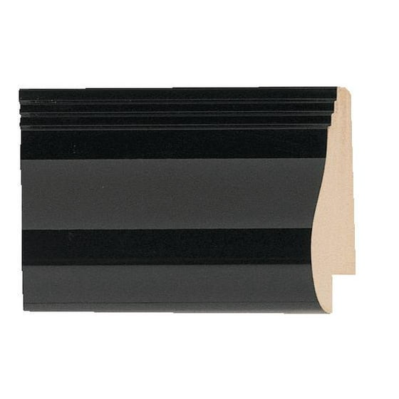 Picture Frame Moulding Wood Lacquer Black Finish 1 5 Width Picture Frame Moulding Wood Lacquer Black Finish 1 5 Width 7 16 Rabbet Depth Com