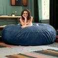 Jaxx Bean Bags Jaxx 6' Cocoon Bean Bag Sofa Navy
