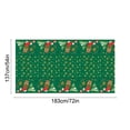 thumbnail image 3 of Christmas Tablecloth Disposable Waterproof Table Cover for Holiday Decor Christmas Party Decoration Green#, 3 of 6