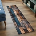 thumbnail image 4 of Vintage Wooden Large Area Rugs for Bedroom Living Room, Soft Non Slip Carpet Bedside Rug, Farmhouse Retro Shabby Wood Rectangular Floor Cover Kitchen Accent Rug 2'x6' for Dining Room/Office, 4 of 9