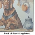 thumbnail image 5 of Vizsla Fall Kitchen Pumpkins Glass Cutting Board Large 12 in x 15 in, 5 of 5