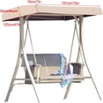 thumbnail image 7 of MISSMILE 75' x 47' x 7' Beige Outdoor Universal Patio Swing Canopy Cover,Waterproof, 7 of 7