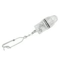 thumbnail image 1 of Fish Attracting Indicator, Bait Fishing Lamp Compression Resistant Underwater Deep Drop LED Flashlight Easy Use Clear Plastic Light Housing  For Fishing Tool White,Blue,Red,Green, 1 of 8