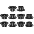thumbnail image 1 of Rodamientos de manguito con brida Uxcell 10.2mmx12mmx7mm POM, paquete de 10 en negro, 1 of 5