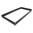 thumbnail image 3 of Fichiouy 6Pcs 19.5 ft Landscape Edging Garden Black Border Heavy Duty Steel Lawn Metal Border Decorative Garden Fence H8.4", 3 of 14