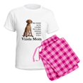 thumbnail image 5 of CafePress - Vizsla Mom Pajamas - Women's Short Sleeve Print T-Shirt and Pants Light Cotton Pajama Set, 5 of 7