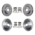 thumbnail image 1 of Transit Auto Front Rear Disc Brake Rotors and Semi-Metallic Pads Kit for Car Honda CR-V Acura RDX K8F-101284, 1 of 11