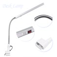 thumbnail image 2 of Lámpara de Escritorio Led de 18W, 3 Tipos de Lámpara de Escritorio Ultradelgada para Cuidado de los Ojos Brazo de Metal deRotación de360 ??Grados Led Clip en Lámpara de Camz Tatuaje(US) Amonsee No, 2 of 6
