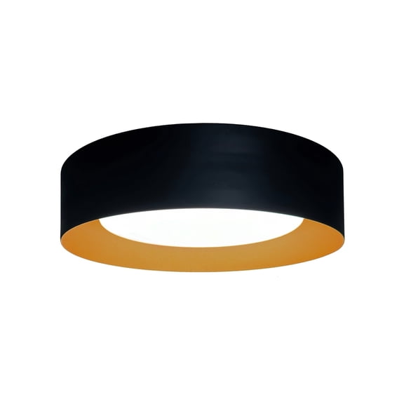AC7423BK Artcraft Lighting Orsa - 22W 1 LED Flush Mount-3.5 Inches Tall and 14 Inches Wide