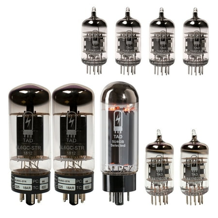 Fender Super Reverb (Silver Panel) TAD Tube Set with Matched Power Tubes