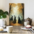 thumbnail image 7 of Shadudu Vintage in The Forest Witchy Canvas Painting Print Wall Art Gothic Decor Halloween Witch Witchy Room Aesthetic Decorations Living Room Bedroom Home Office Decorative 24x36in, 7 of 7