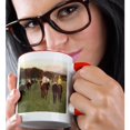 thumbnail image 2 of 3dRose, Racehorses at Longchamp by Edgar Degas, 11oz Two-Tone Red Mug, 2 of 7