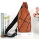 thumbnail image 1 of Bolso de pecho Impresión casual PU Crossbody Sling Bolsas para hombres mujeres (baloncesto), 1 of 9