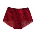 thumbnail image 2 of Ashirexll Plus Size Underwear for Women, Ladies Underwear Panties, Solid Color Lace Seamless High Waist High Elastic Hip Lift Panties, 2 of 4