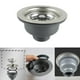 thumbnail image 1 of de fregadero de cocina de material acero inoxidable Anti obstrucción borde grueso adaptaciónción desagües Canasta de tapón de para orificio d 110 diámetro perfecl Desagüe del lavabo, 1 of 7
