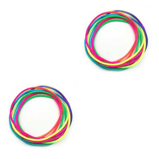 Vogacara Kids Rainbow Color Fumble Threads Colorful Rope Ropes Educational Home Accessories Birthday Gaming String Developmental Como se muestra 2piezas Vogacara CBP503018