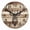 A041, variant on 10 Inch Wall Clock Battery Operated Square Clock for Office, Kitchen, Outdoor, Living Room, Stenciled Deer Head With Antlers On Rustic Wood Background