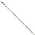 thumbnail image 3 of 14K White Gold 5mm Fancy Link Chain, 3 of 5