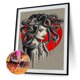 thumbnail image 2 of Pintura de diamante 5D FLhrweasw DIY completo redondo Medusa Kit decoración del hogar, 2 of 9