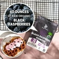 Organic Black Raspberry Powder 5 Ounce Bag, USDA Organic Freeze Dried Raspberries Fruit Whole