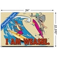 thumbnail image 3 of I Am Weasel - Surf Wall Poster with Pushpins, 22.375" x 34", 3 of 6