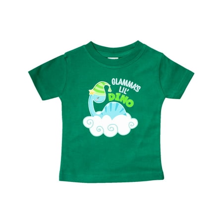 

Inktastic Glamma s Lil Dino with Cute Blue Baby Dinosaur Gift Baby Boy or Baby Girl T-Shirt
