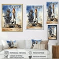 thumbnail image 4 of Designart "Launch of the Space Shuttle I" Space Shuttle Floater Framed Wall Decor, 4 of 7