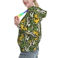 thumbnail image 2 of Lsque Cactus 4 Pattern Casual Women's Hoodie,Hooded Sweatshirt with Kangaroo Pocket,Pullover Hoodie with Eye-catching Drawstrings-Small, 2 of 7