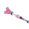 thumbnail image 3 of Silicona Pacificador de chupas clip Candy Color Star Pacifier Chain Toy (rosa), 3 of 6