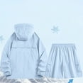 thumbnail image 5 of 2 Packs Summer Sun Protection Hoodie for Womens Front Zipper Sun-Protective Clothing Upf 50+ Long Sleeve Tops Rash Guard UV SPF T-Shirts Athletic Stretch Shorts SPF Hiking Tops Outdoor 2025, 5 of 5