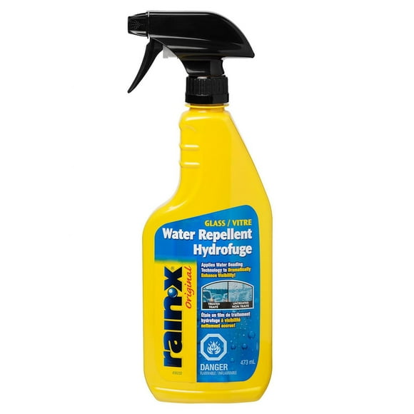 Vitre hydrofuge Rain-X